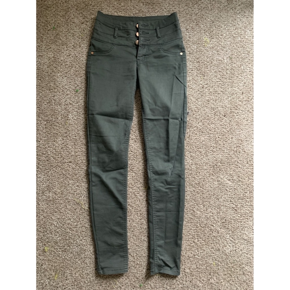 Olive Green Skinny Jeans